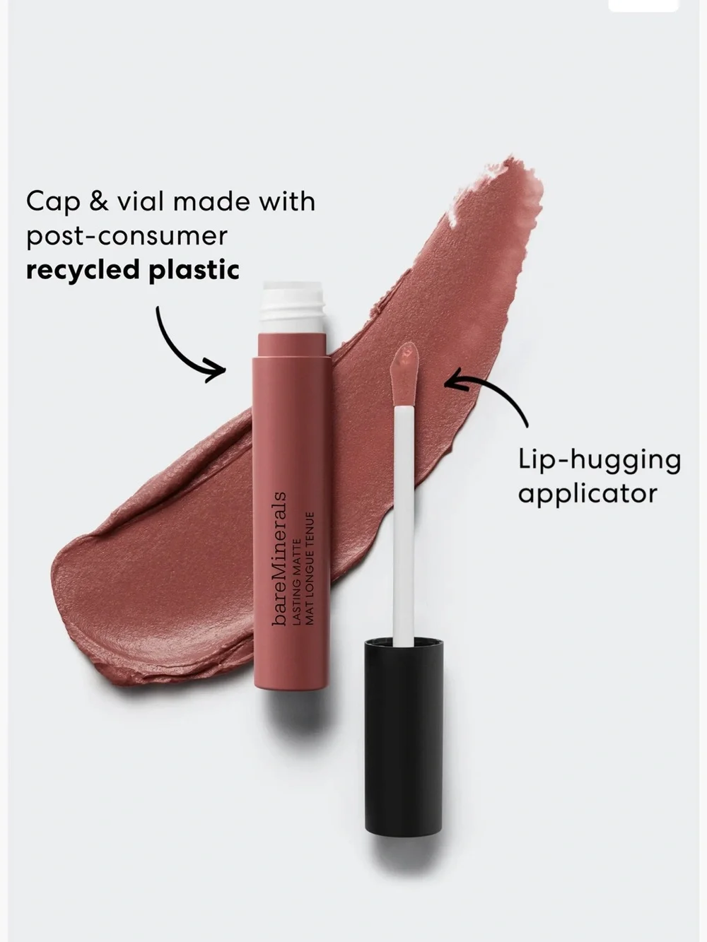 bareMinerals Liquid Matte Lipstick — Determined.